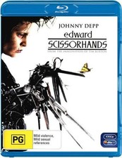 Edward Scissorhands Blu-ray | Johnny Depp, Winona Ryder | Region B