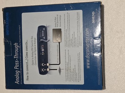 Digital Stream DTX9950 Analog Pass-Through DTV Converter Box Nhens New Unused