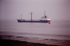 1991 Freighter off Grassendale Shipping Boat 35mm Original Slide Ref 2468