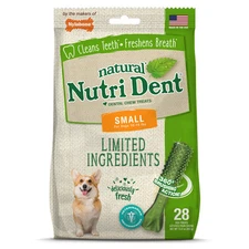 Nutri Dent Dog Dental Chews - Natural Dog Teeth Cleaning & Breath Freshener -...
