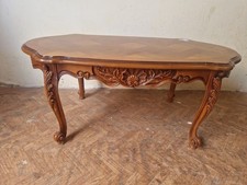 TAVOLINO DA SALOTTO, PROVENZALE, OVALE, IN CILIEGIO