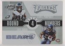 2017 Panini Contenders Optic Round Numbers 61/75 Donnel Pumphrey Tarik Cohen 7l6