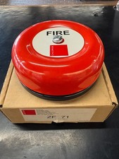 NEW ** CHLORIDE 6IN 24V Metal Round Alarm Bell Security Fire Alarm Bell Red