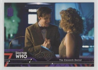 2016 Topps Who Extraterrestrial Encounters Purple 8/50 The Eleventh Doctor 1j8