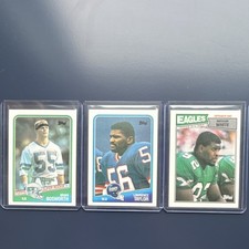 (Defensive Legends) Topps 1987 Card Lot Bosworth #144 Taylor #285 White #301 NFL