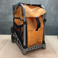 Zuca Bag and Frame Orange/Silver Rolling Skating Sport