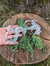 Whoopsie Dragons B Grade Holographic Dragon Figurines Resin Dragons Aura B