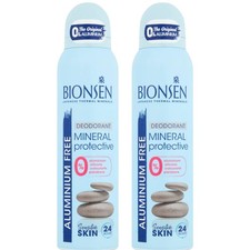 Image of Bionsen Original Aluminium Free Mineral Protective Deodorant 2 x 150ml