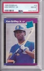 1989 DONRUSS KEN GRIFFEY JR. RATED ROOKIE #33 ROOKIE RC PSA 8