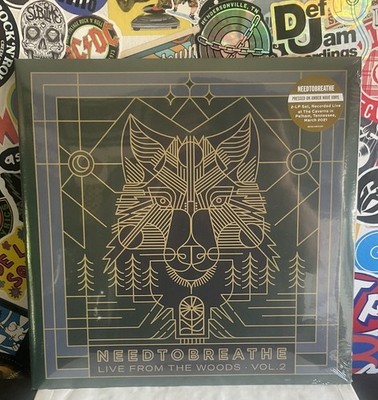 NEEDTOBREATHE Live From The Woods Vol 2 NEW 2LP AMBER WAVE VINYL W/HYPE STICKER 