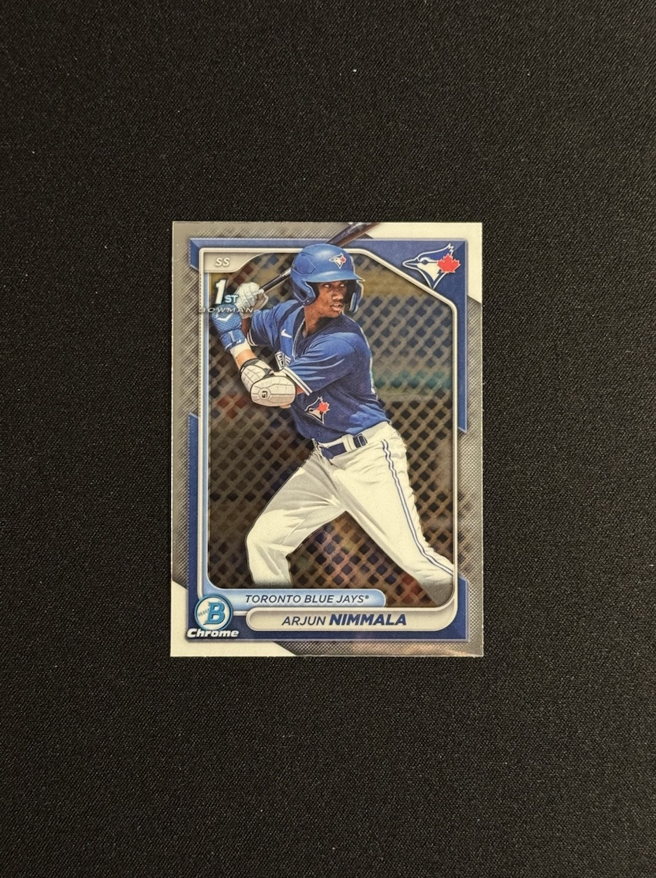 2024 Bowman - Chrome Prospects #BCP-142 Arjun Nimmala (RC)