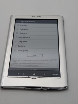 Sony PRS-650 Digital Book Reader   Silber   Funktionstüchtig E-Book Reader #917