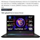 MSI Katana 15 B13VFK /15.6"/ i7-13620H/512GB/16 GB/RTX 4060/Windows 11 NEU
