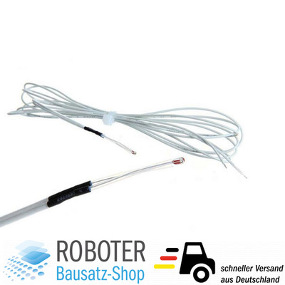 Thermistor NTC 3950 100k Ohm Temperaturfühler mit 1m Anschlusskabel 3D Drucker