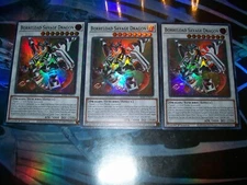 3x Borreload Savage Dragon 1st Edition Super Rare RA01-EN033 Yu-Gi-Oh