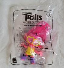 Trolls World Tour PARTY POPPY  1 McDonald's Toy 2020
