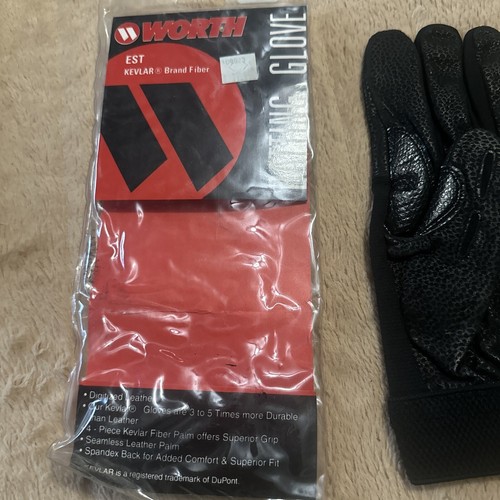 Worth EST Batting Glove XL Left Black New - Picture 3 of 5