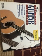 Beginner Guitar Lessons PC Mac CD ROM Acoustic Electric 30 Lessons