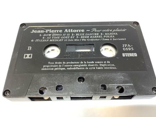 JEAN-PIERRE ATTORRE Audio Cassette Tape POUR VOTRE PLAISIR JPA-0695 Accordéon - Picture 4 of 5