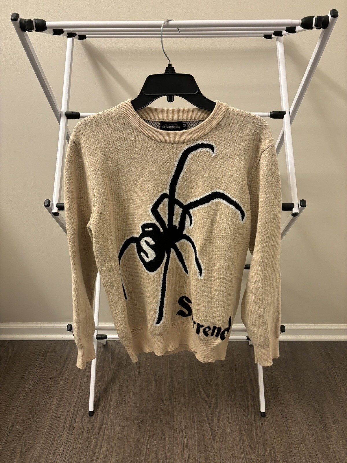 SURRENDER - Pullover Sweater - Spider Graphic - S… - image 1