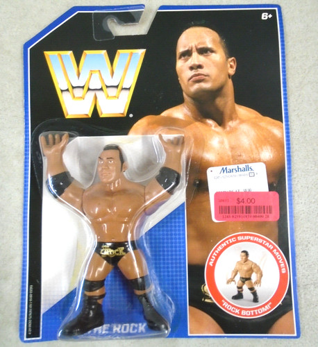 SEALED MOC 2017 MATTEL WWE RETRO SERIES 2 THE ROCK...