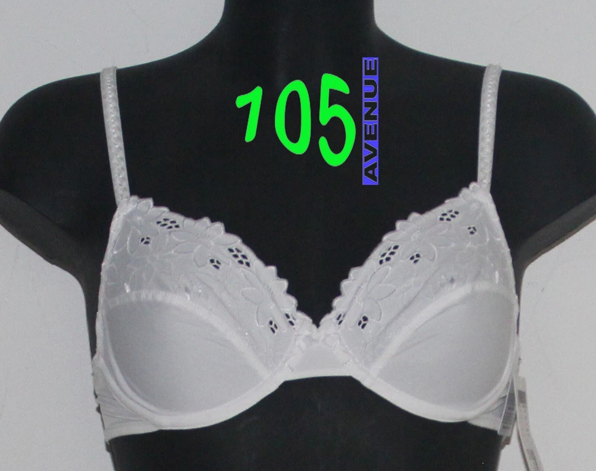 ARIS Miss Reggiseno Push-UP con Ferretto E Coppe MORBIDE Colore Bianco TG 4B