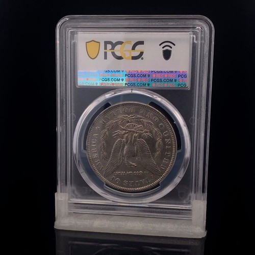 1903 AU55 PCGS Morgan Dollar Silver Coin Bullion $1 One Liberty Round Eagle - Picture 2 of 2