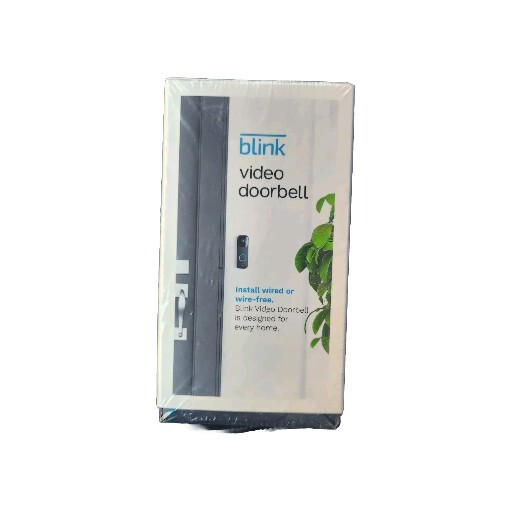 Blink Video Doorbell Wired Wireless with Two-Way Audio HD Video Alexa Compatible-image