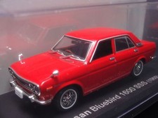 Norev Nissan Bluebird 1600 SSS 1969 1/43 Scale Box Mini Car Display vol 17