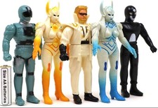 The Mobile Cop JIBAN & Doctor GIBA & MARSHAY & KARSHA & VIOLON Sofvi BANDAI JP