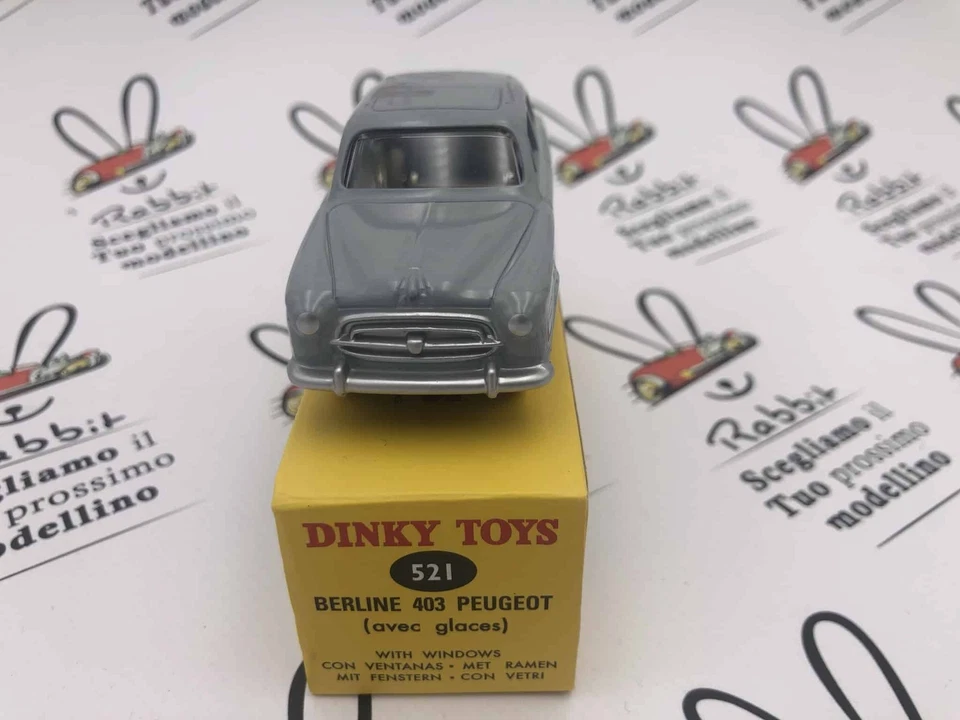DIE CAST 1/43 " BERLINE 403 PEUGEOT AVEC GLACES " DINKY TOYS DEAGOSTINI (ATLAS) - Immagine 3 di 4