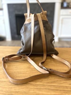 Vintage I Medici Firenze Leather Bag Backpack | eBay display picture 3