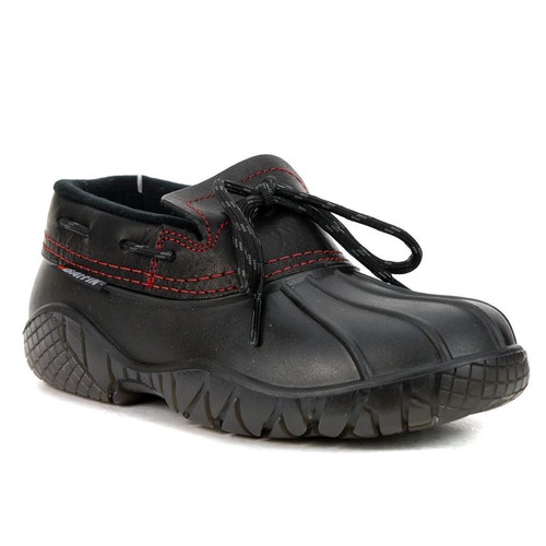 Red Waterproof Slip-On Shoes 