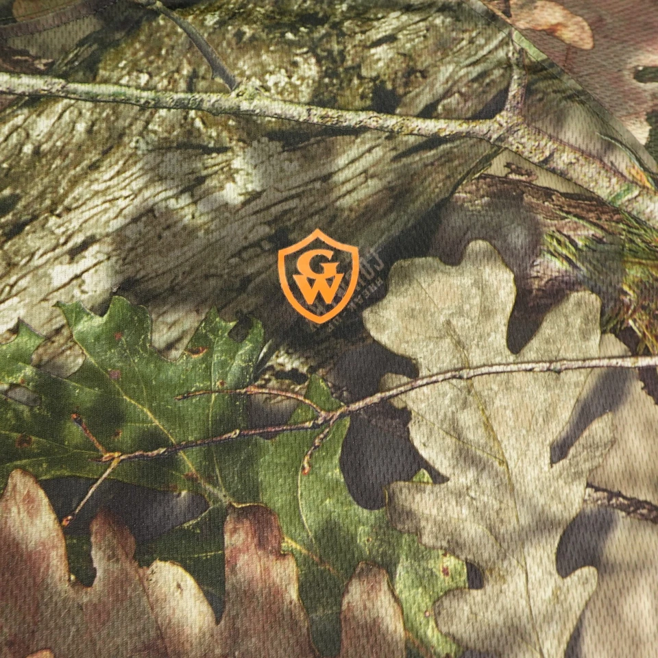 Game Winner Shirt Mens 2XL Brown Camo Mossy Oak Breakup Country Crewneck Hunting - Image 3 of 4