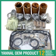 4HE1 4HE1T 4HE1TC Overhaul Rebuild Kit For Isuzu GMC W3 W4 W5 4.8L Diesel Enging