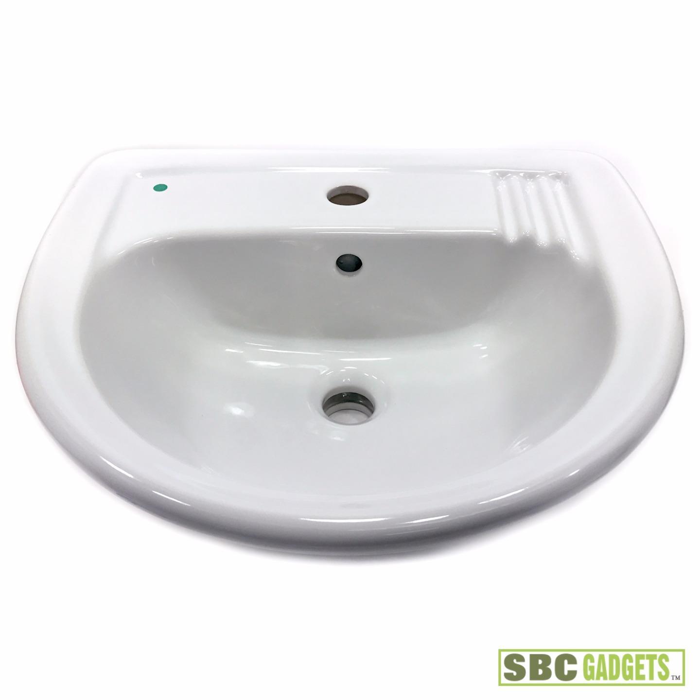 *NEW* Caradon Bathrooms Limited SemiRound Porcelain Sink eBay