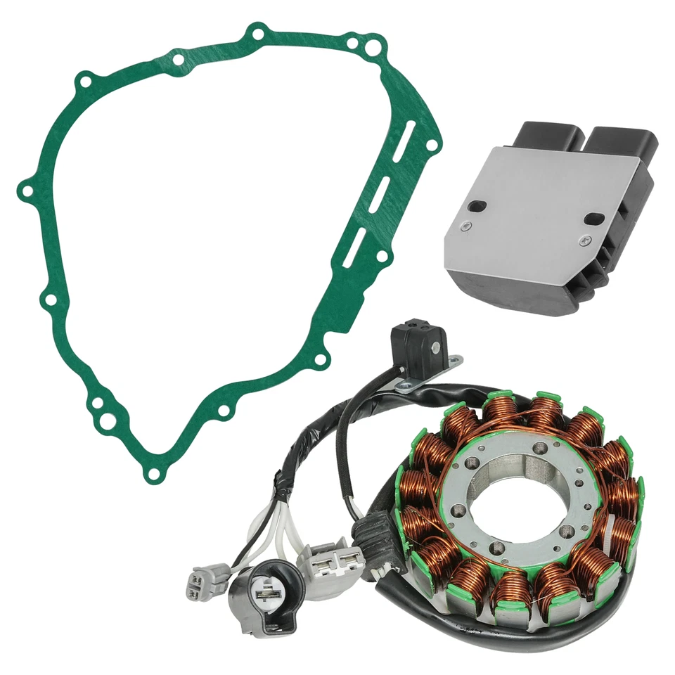 Estator y regulador para Yamaha Rhino 700 YXR700F 4X4 Fi 2008-2013 con junta Foto 4 de 4