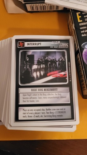 Star Trek The Next Generations Customizable card game 60 card Starter Set - Picture 3 of 3