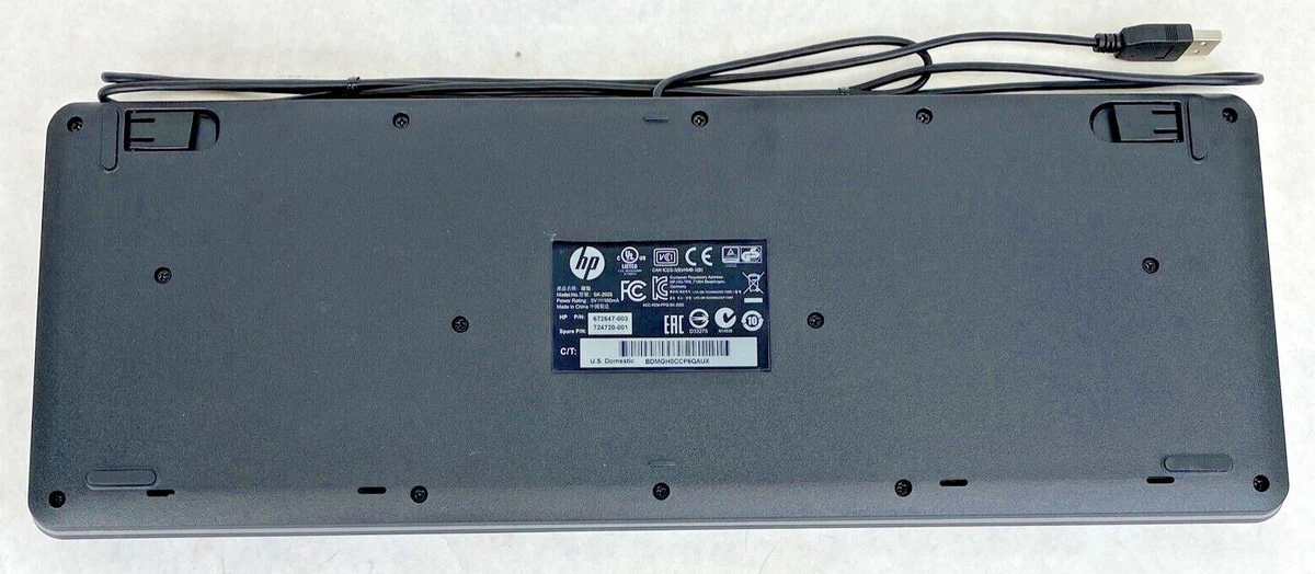 HP 672647-003 USB Keyboard Model# KB57211 745577652466 | eBay