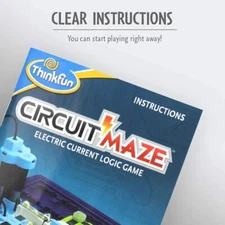 Circuit Maze Electric Current LOGIC GAME Building Brainteaser, STEM - THINK FUN