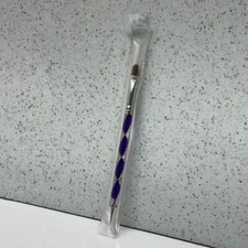 Purple GEL BRUSH Round Head with ballpoint tip for Nail Art French Manicure