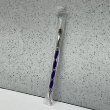 Purple GEL BRUSH Round Head with ballpoint tip for Nail Art French Manicure
