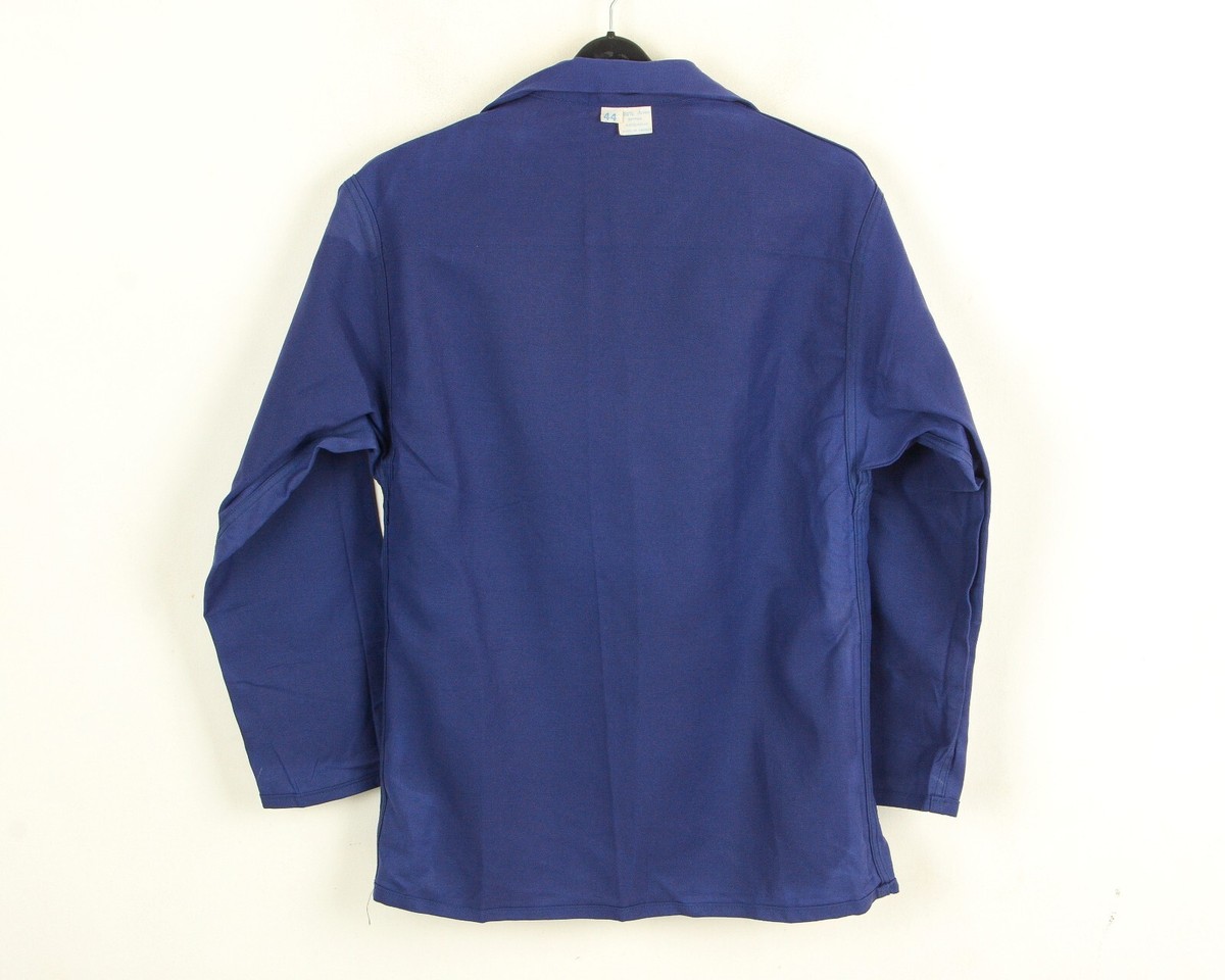70s French Navy Basque Shirt ⑥ Vintage Le Glazik French Sailors Smock Shirt Indigo Blue 70s