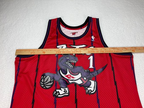 Maglia Mitchell & Ness Toronto Raptors Tracy McGrady 1998-99 2XL - Foto 7 di 12