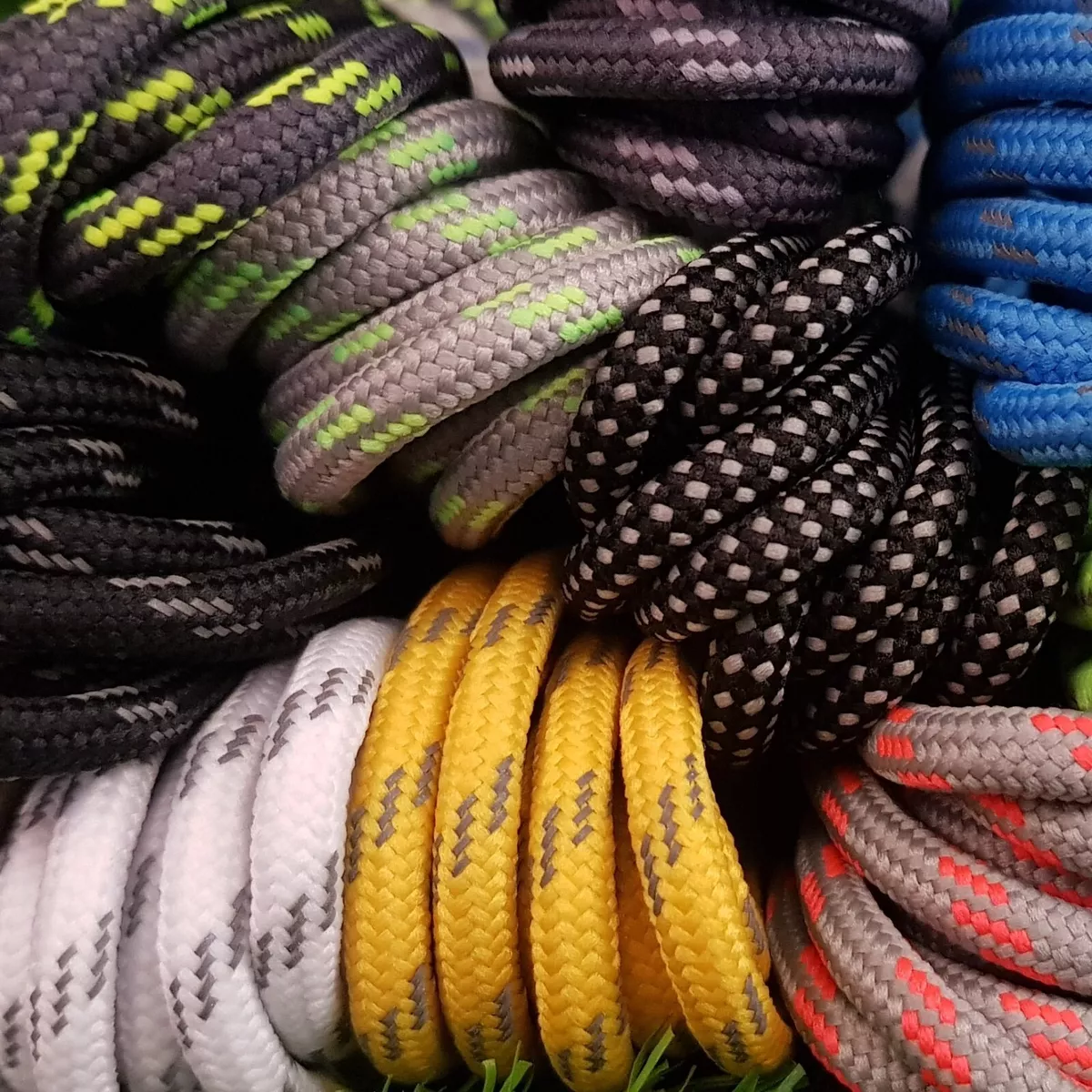 Braided Rope Laces for Sneakers Grinch Green / 48