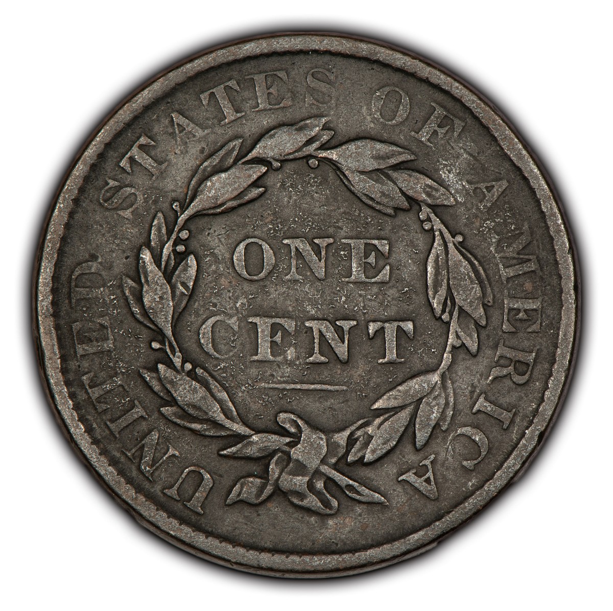 1837 1c Coronet Head Large Cent - Deep Color - VF - SKU-X3306 | eBay