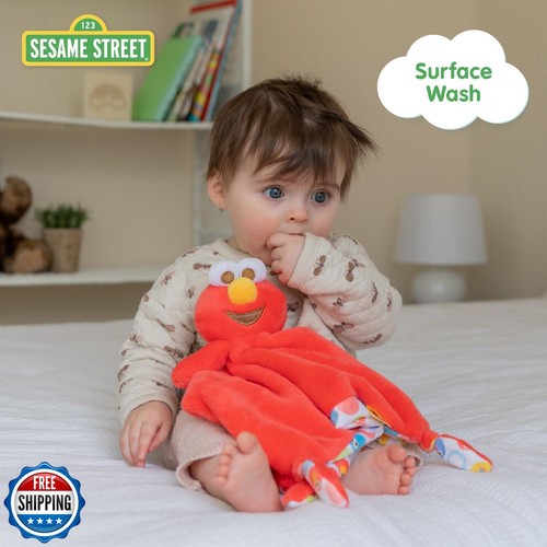 KIDS PREFERRED Sesame Street Elmo Blanky Made of Soft Material with Knotted C - Picture 5 of 5