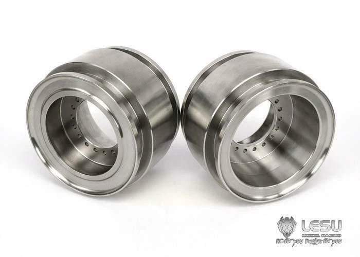 LESU Metal DIY Spare Parts Wheel Hubs for 1/15 Loader RC Cars Model Truck Tamiye - Image 3 of 4