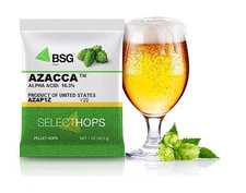 HOPS HOP PELLETS AZACCA (USA) 1oz NITROGEN FRESH FOIL PACK HOME BREWING BEER KIT