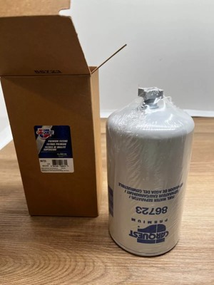 CARQUEST Premium Fuel/Water Filter Separator Spin on with Drain Sealed 86723